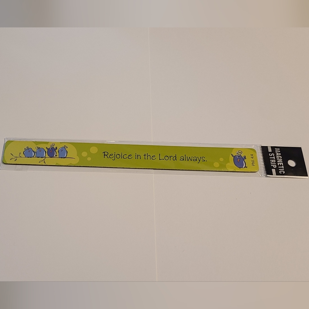 Magnet Strip Rejoice In The Lord Always Scripture